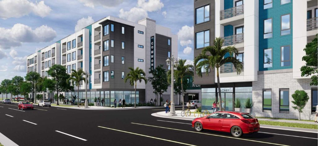 the commons apartments rendering